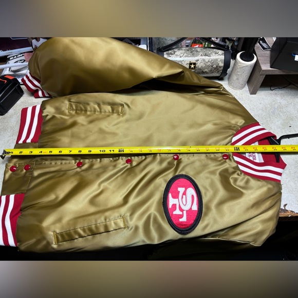 San Francisco 49ers Locker Line Bomber Jacket Size Medium M - Picture 8 of 8